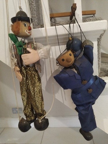 Two large vintage - large, wooden