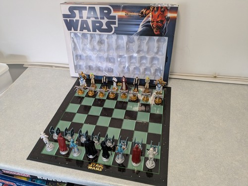 Star wars chess board game - 3d,