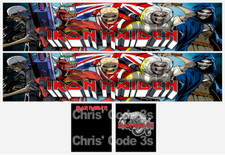 Code 3 Adhesive Vinyl Trailer Decals - Iron Maiden - 1/50 1/64 1/76 1/148 1/87