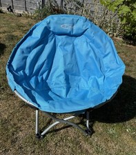 Gelert Kids Orbit Moon Chair Blue Foldaway Carry Bag Camping Chair