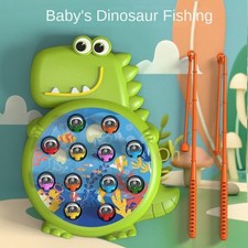 Non-Rotating Dinosaur Magnetic Fishing Toys Kids Fishing Rod Game  for Children