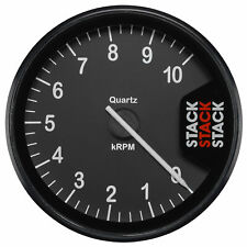 Stack ST200 80mm Clubman Black Dial Tachometer Gauge - 0-10000rpm