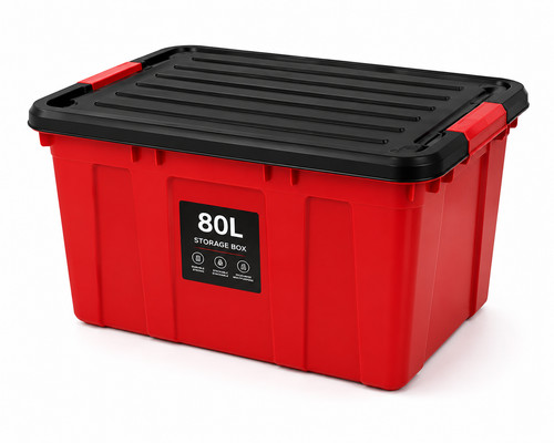 80l heavy duty plastic storage - 80l,