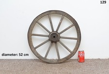 Vintage old wooden cart wagon