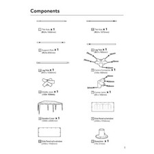 Spare Parts For HOME 3m x 6m Gazebo 1428.