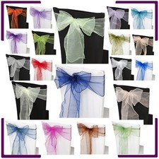 1-100pcs ORGANZA Chair Cover