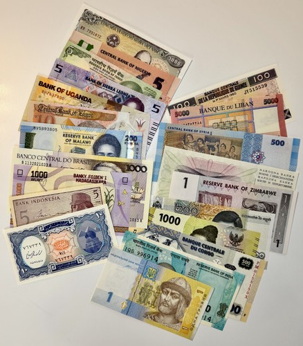 Different world banknotes - world,