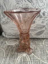 Vintage Art Deco Pink Glass