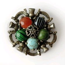 Vintage Miracle Brooch Signed