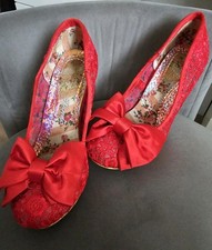 Irregular Choice Mal E Bow Red