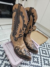 Loblan Leather Cowboy Boots