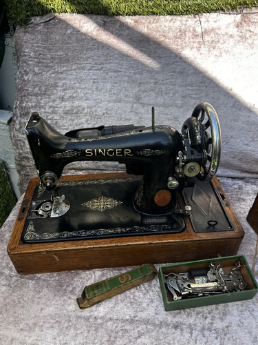 Antique singer sewing machine - sewing,