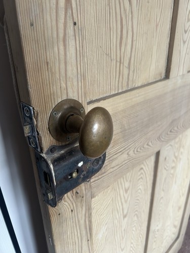Victorian solid pine door - victorian, with
