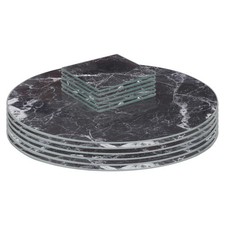 12pc Round Glass Placemats &