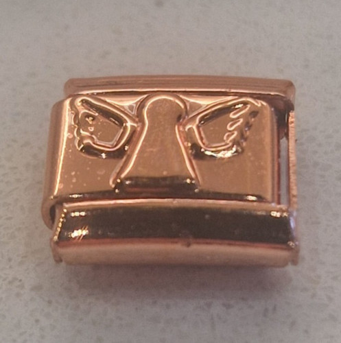 Rose gold angel - gold, charm