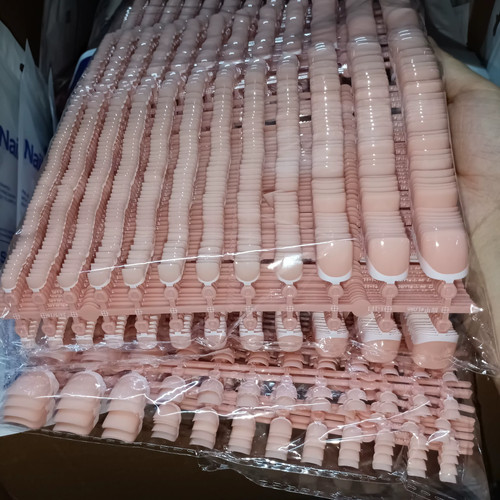 120pcs short square - french, tip