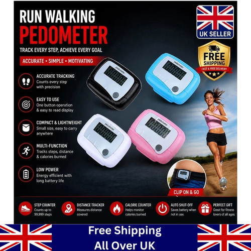 Lcd clip pedometer step - lcd,
