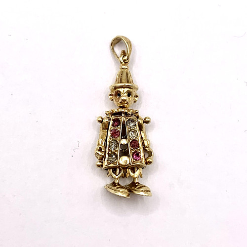 Articulated clown 9ct gold - 9ct,