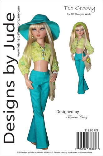 Too groovy doll clothes - groovy, sewing