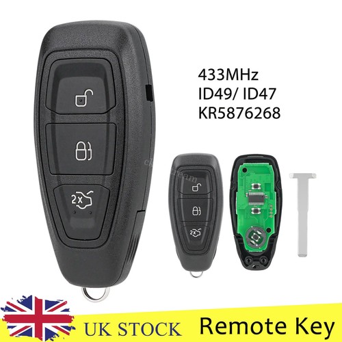 Button 433mhz remote key - remote, fob
