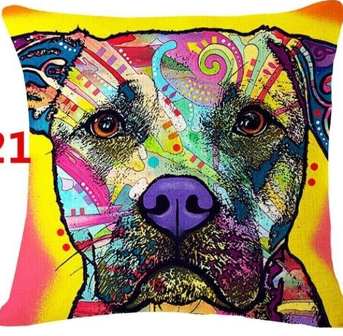 Staffy pitbull purple - staffy, dog