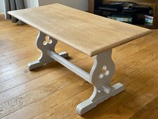 Oak coffee table painted