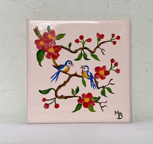 Vtg hand painted - painted, decorative