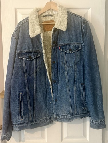 Levi denim sherpa jacket - levi's,