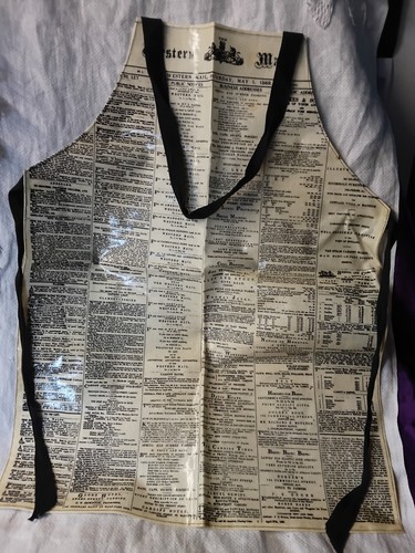 Kitchen apron western mail - apron,