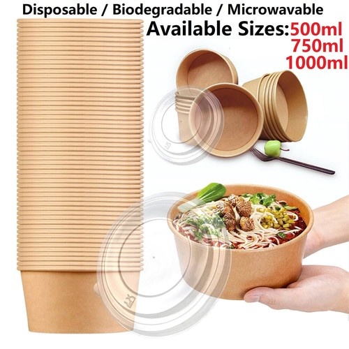 Mart kraft bowls disposable - mart,