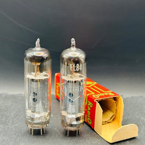 Pair haltron el84 6bq5 - el84, vintage