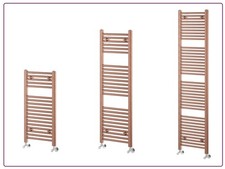 Brushed Bronze Bathroom Radiator Copper Ladder Rail Heated Towel 770 1200 1800