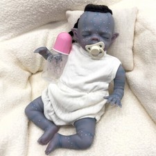 16inch Pumpkin Pixie Reborn Baby Doll Soft Cloth Body Fairy Avatar Lifelike Toy