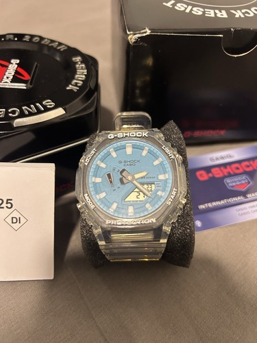 Casio shock 2100 - g-shock, blue
