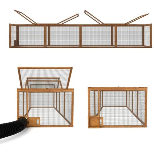 Hutch company 12ft rabbit - hutch,