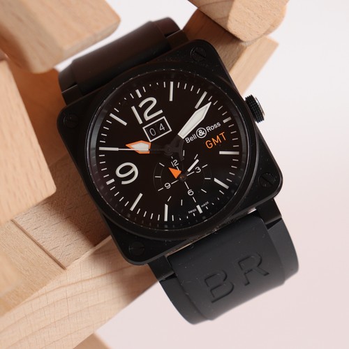 Bell ross br03 gmt carbon - bell, br03-51