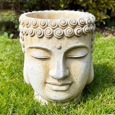 Buddha Head Planter Cement