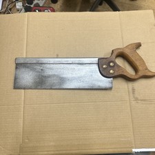 Vintage W.TYZACK SONS & TURNER No 25 Tenon Saw 12 13tpi 