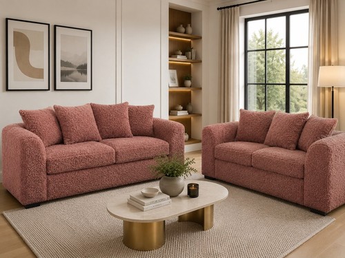 Seater dylan sofa set rose - 3+2,