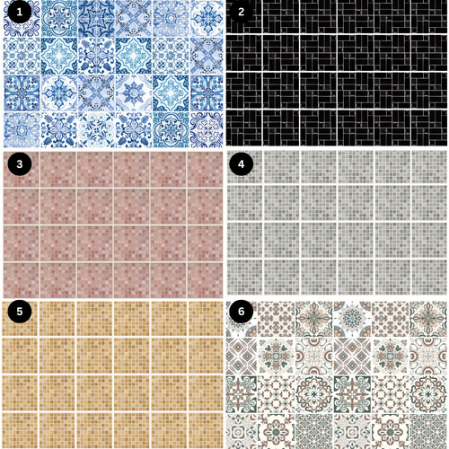 Walplus wall tile stickers - tile,