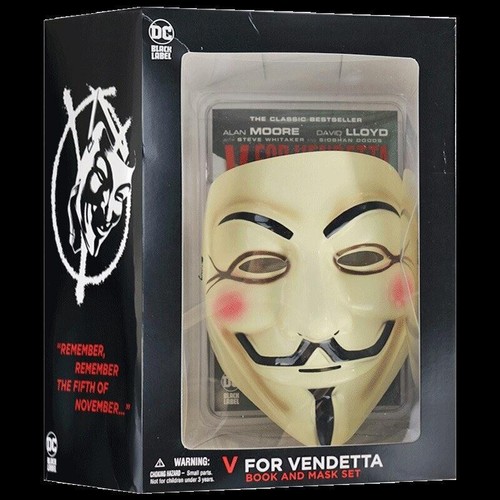 For vendetta book and mask - v,