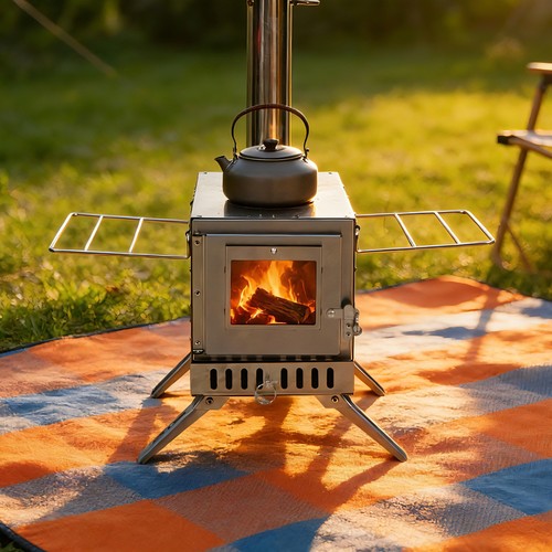 Stainless wood burning - wood,