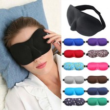 3D Eye Mask Travel Sleeping Soft Cover Shade Blindfold Sponge Blinder Eye Patch