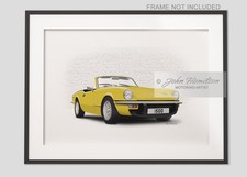 Personalised Triumph Spitfire