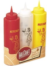 3 Retro Set Plastic Squeeze