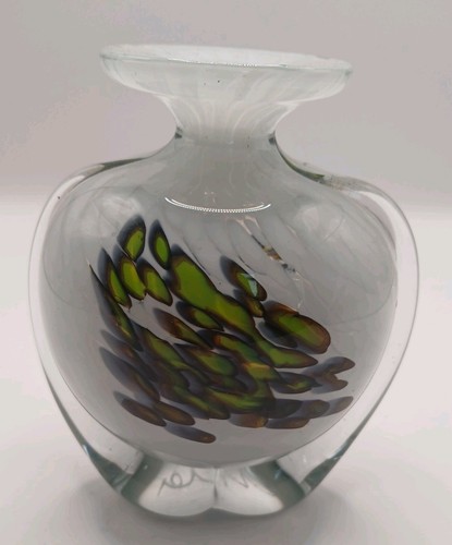 Mdina glass vase - glass, malta.