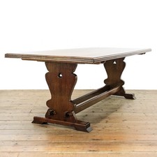 Antique 20th Century Oak Refectory Table (M-6206)