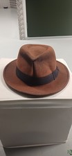 Dark brown Gamble & Gun fedora