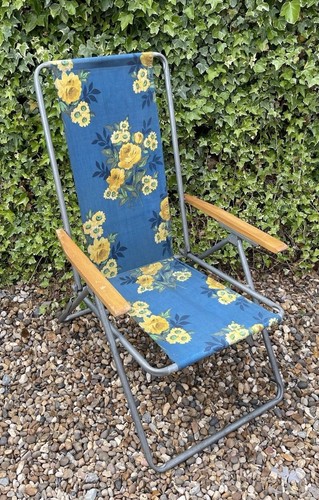 Vintage floral folding deck - vintage,