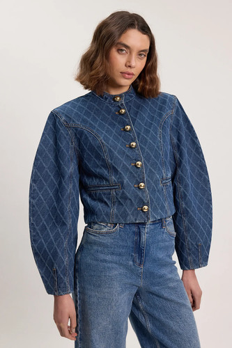 Karen millen denim jacket - millen,